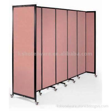 TRI-FOLD PARTITION WITH 50MM WHEELS
